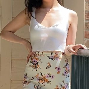 Free People White Tank